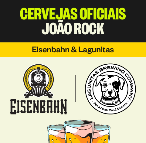 Cervejas Oficiais João Rock - Eisenbahn & Lagunitas